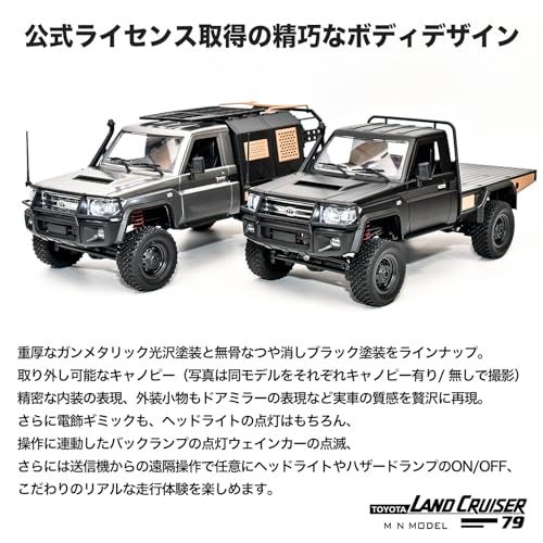 MNモデル トヨタ ランドクルーザー79オーバランド仕様 1/12 アウトドア