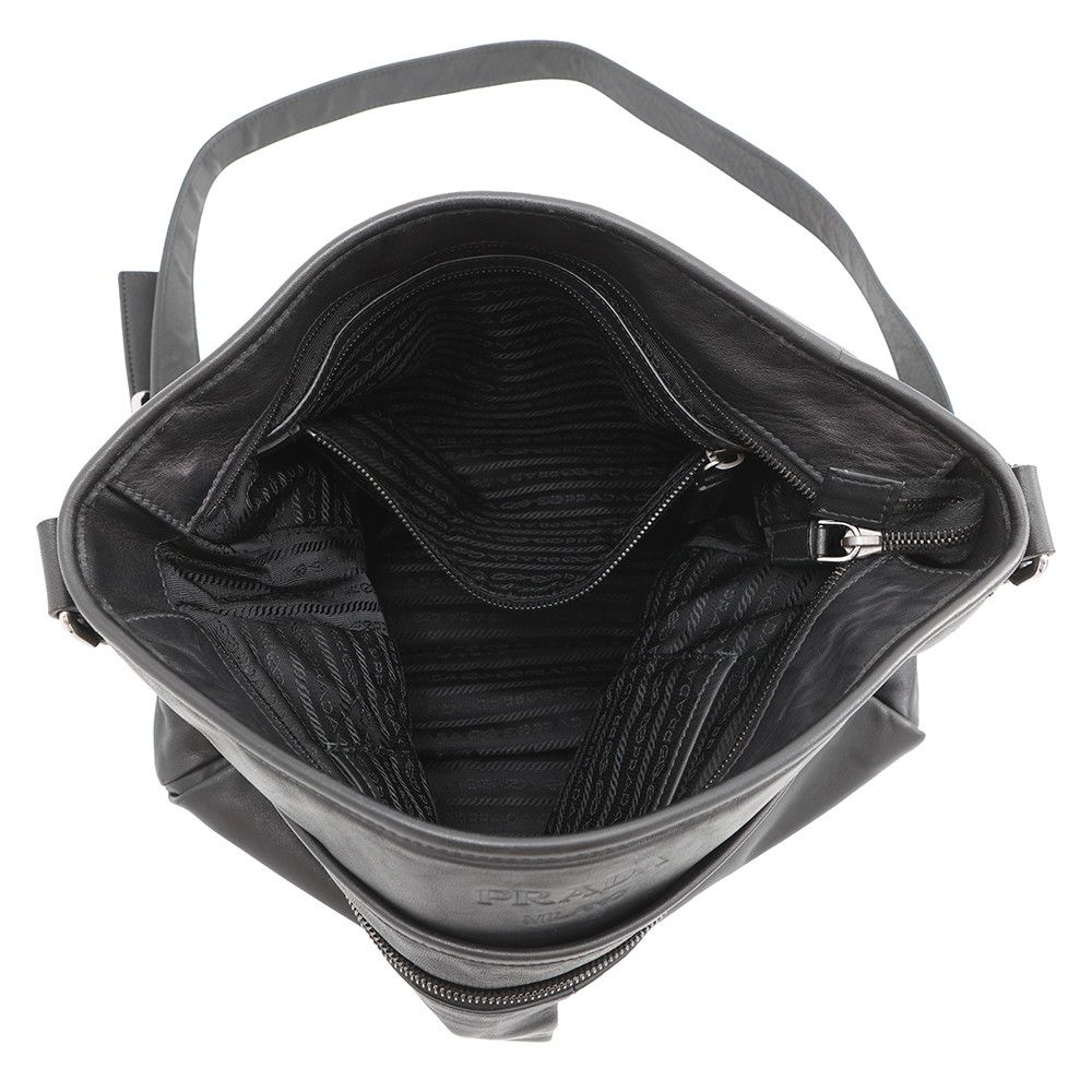 プラダ ショルダーバッグ ロゴ メッセンジャーバッグ レザー VA0959