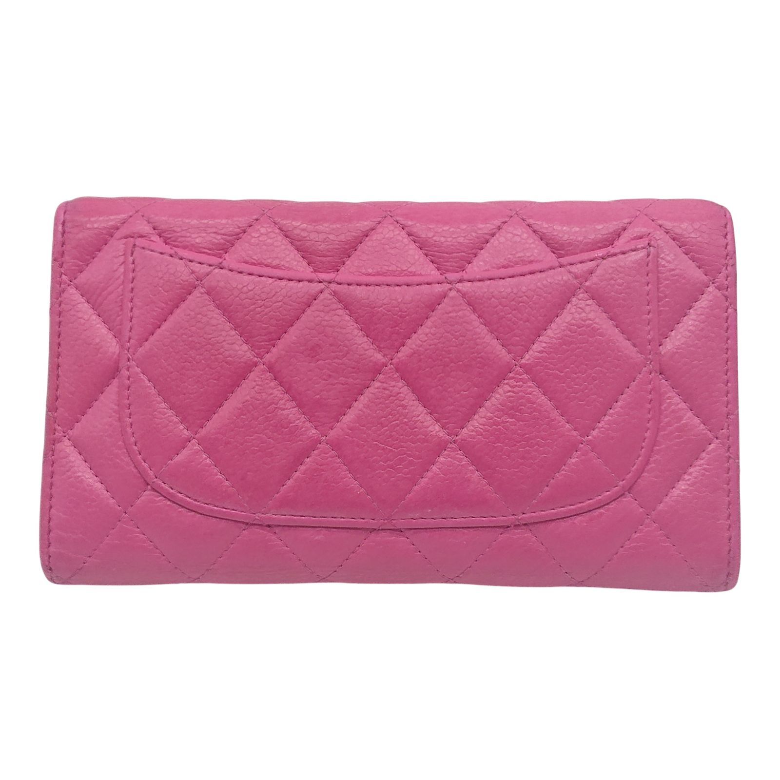 美品】CHANEL シャネル マトラッセ キャビアスキン クラシック ロング