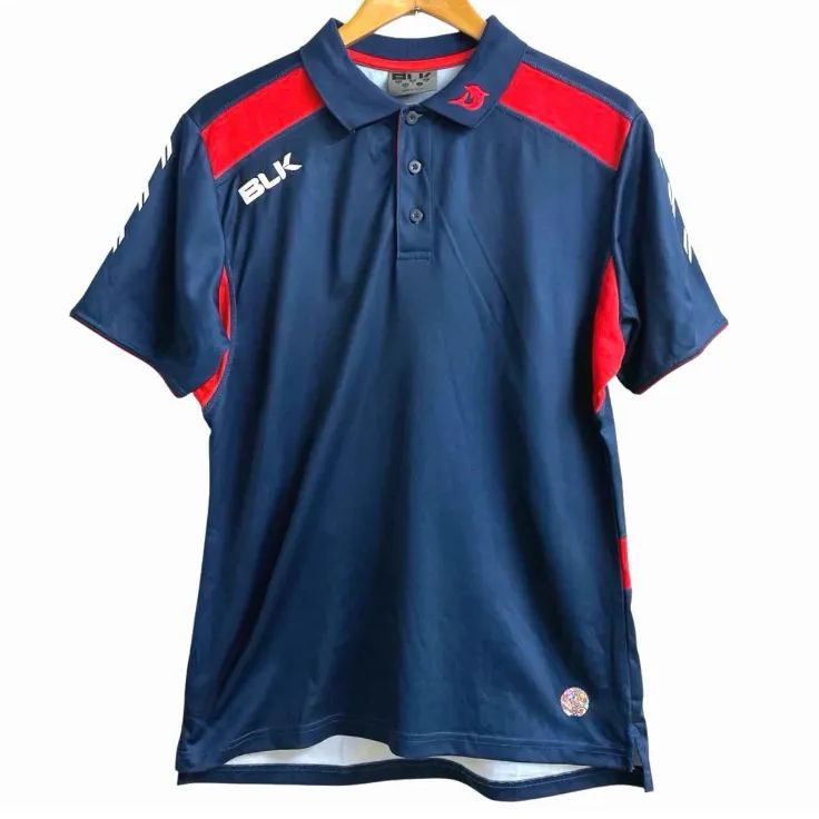 BLK HINO RED DOLPHINS 日野 レッドドルフィンズ ラグビー ポロシャツ
