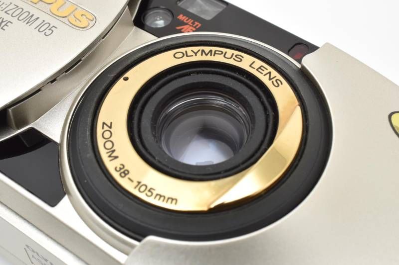 美品　OLYMPUS μ mju ZOOM 105 ミュー フィルムカメラ Olympus μ zoom105 deluxe | ヨアケマエカメラ フィルムカメラ修理・販売