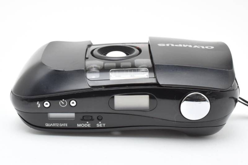 ジャンク】Olympus オリンパス μ[mju:] 初代 黒 ブラック コンパクト