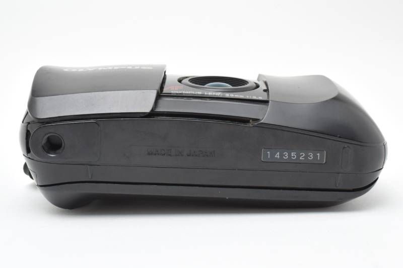 ジャンク】Olympus オリンパス μ[mju:] 初代 黒 ブラック コンパクト