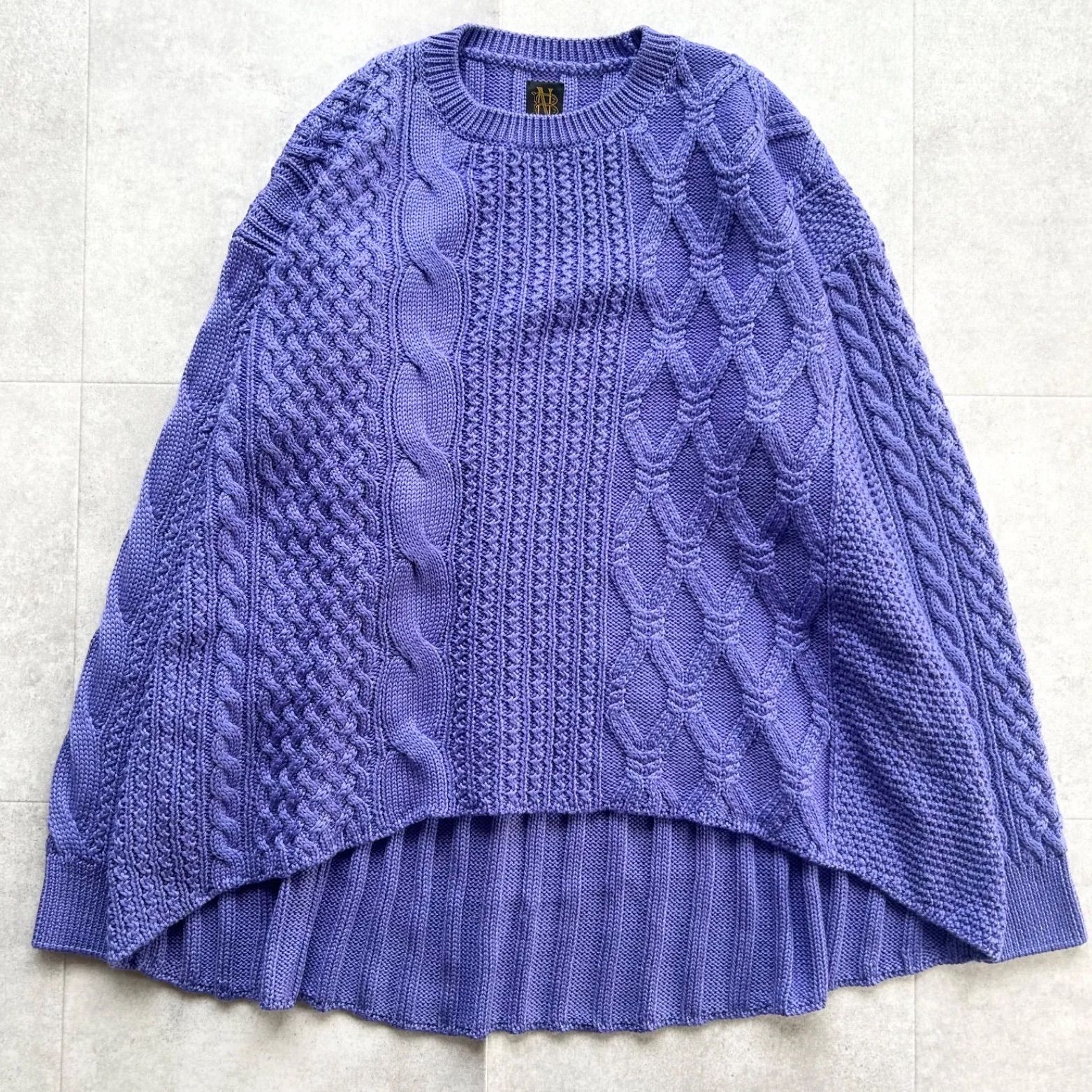 美品 バトナー BATONER ユナイテッドアローズ別注 ケーブルニット