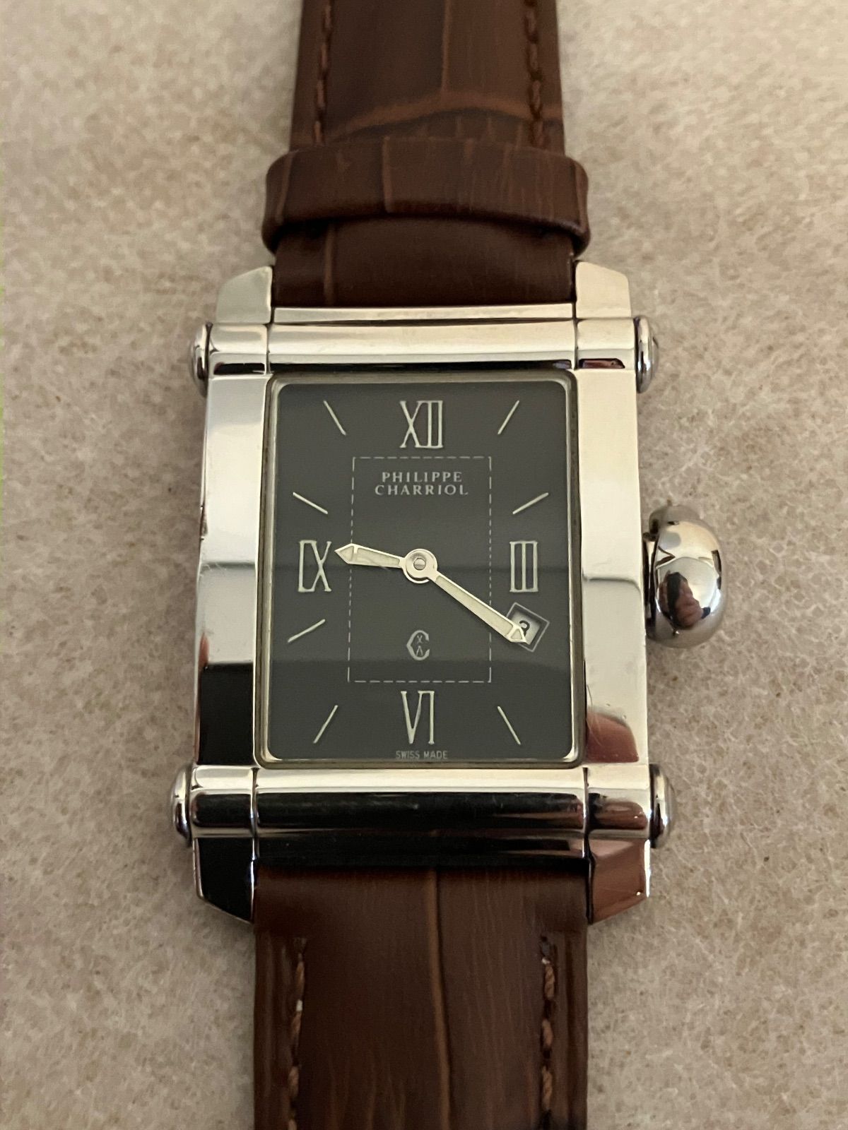 稼働☆ PHILIPPE CHARRIOL コロンブス QZ腕時計 電池新品 - メルカリ