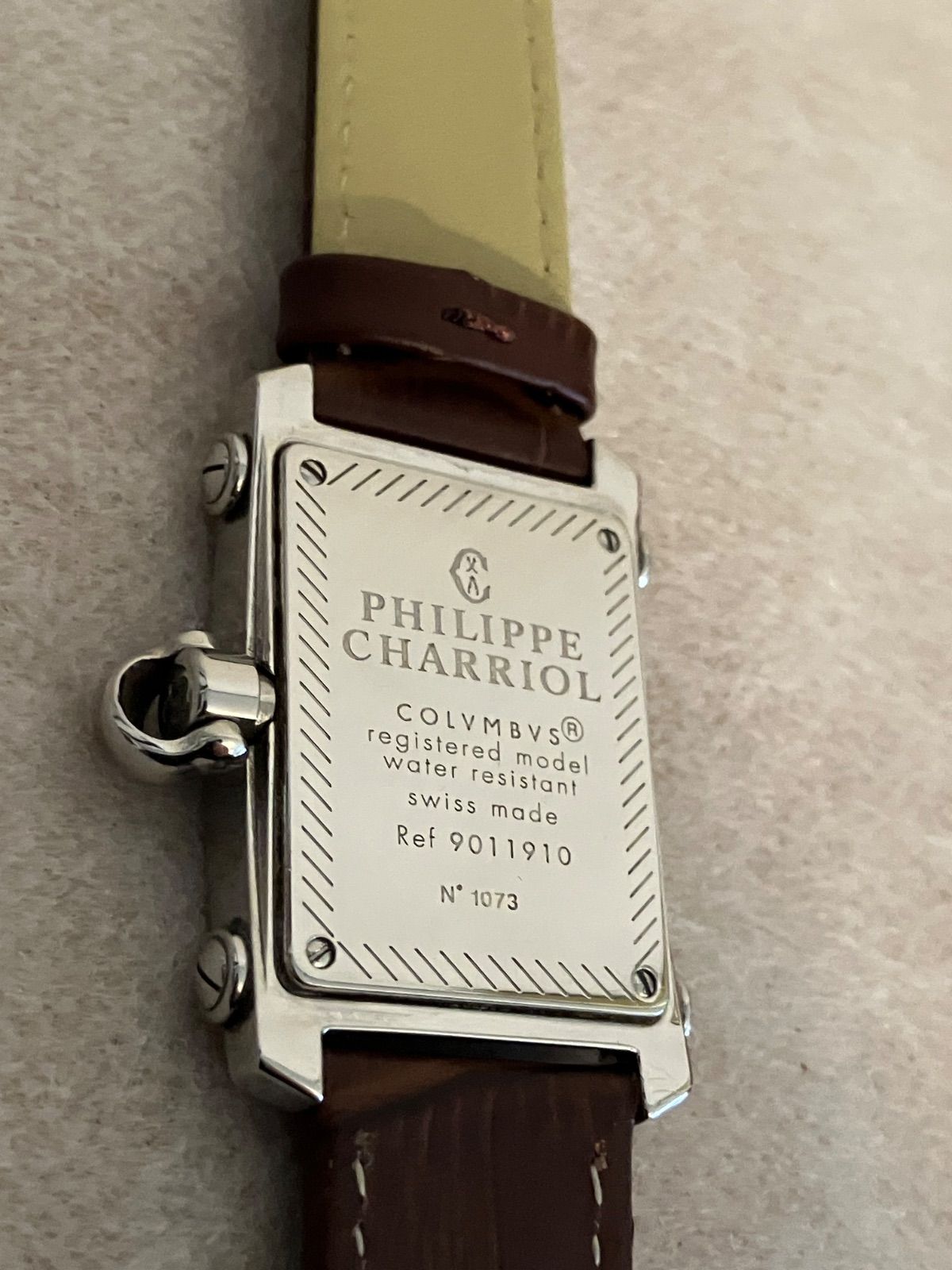 稼働☆ PHILIPPE CHARRIOL コロンブス QZ腕時計 電池新品 - メルカリ