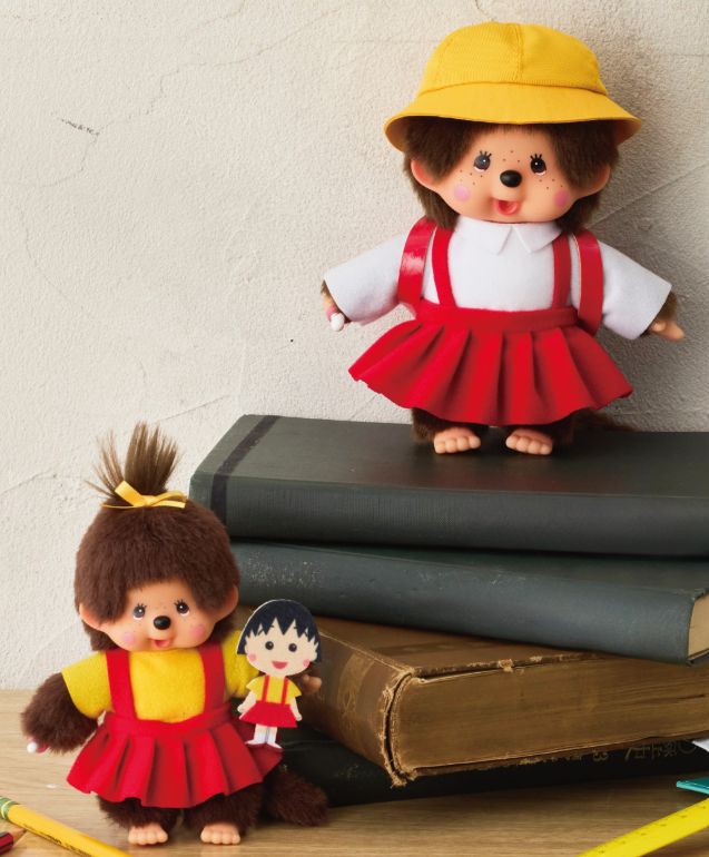 モンチッチ×ちびまる子ちゃん モンチッチS キーチェーン　セット セット商品】モンチッチ×ちびまる子ちゃん モンチッチ S キーチェーン