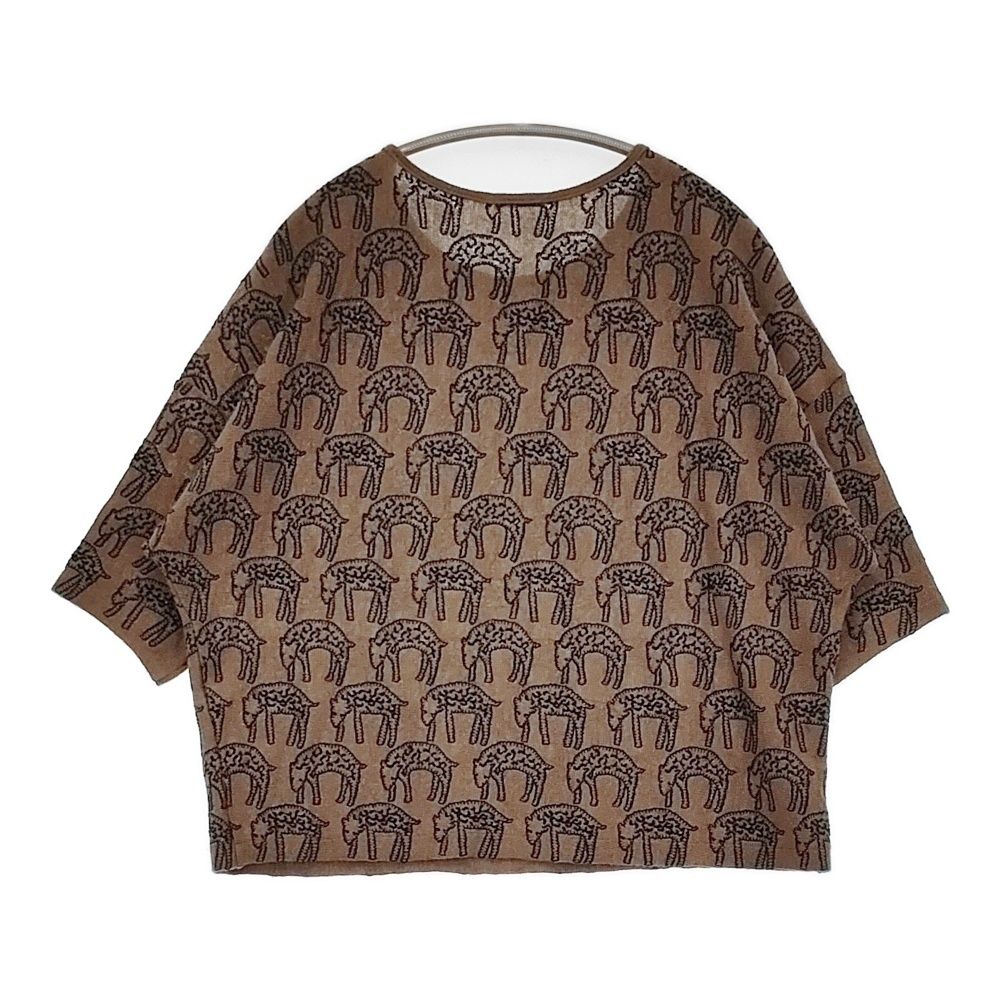 mina perhonen count 刺繍 qa8423 半袖 サイズ38 ウールアンゴラ