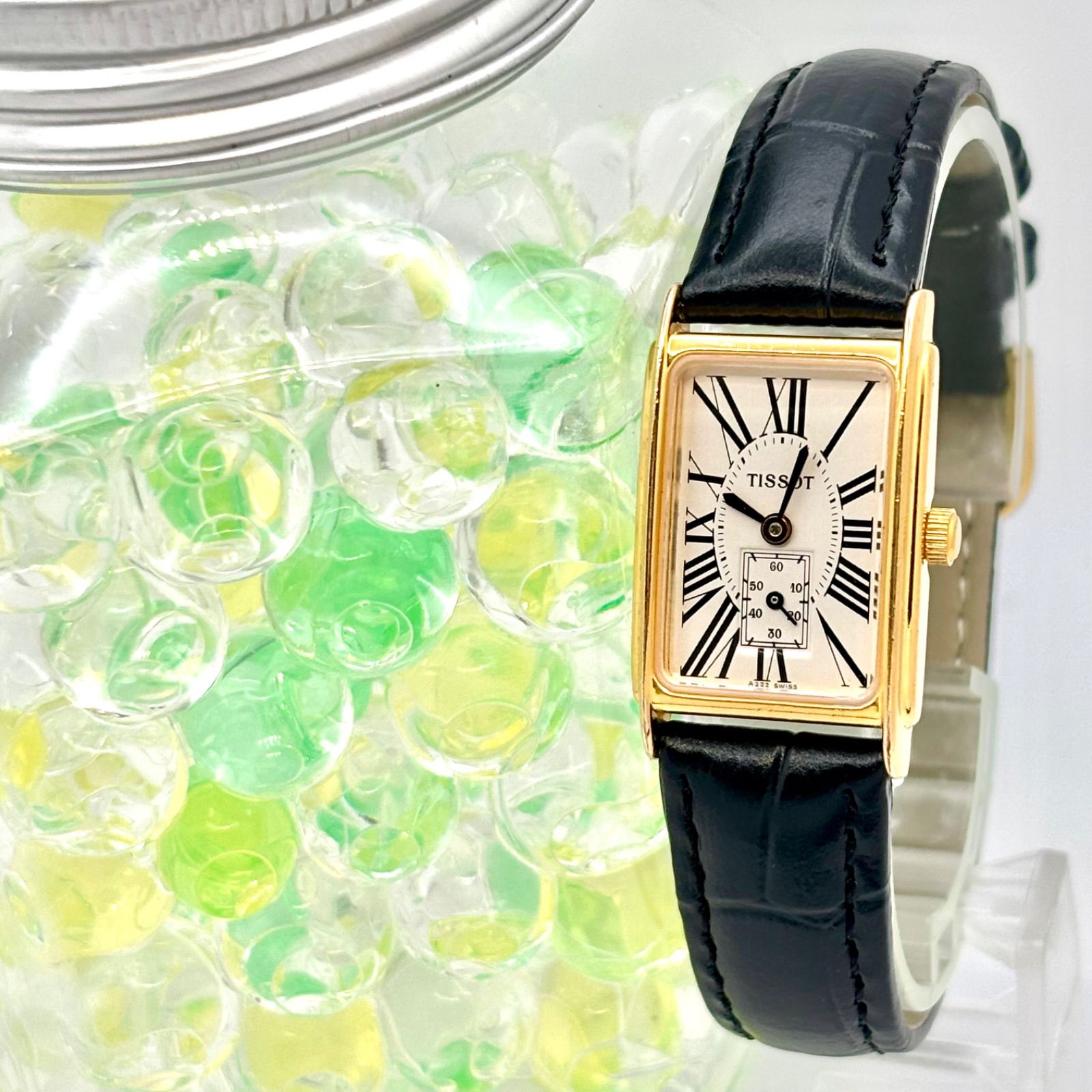 美品/新品電池】TISSOT ティソ レディース 腕時計 スモールセコンド