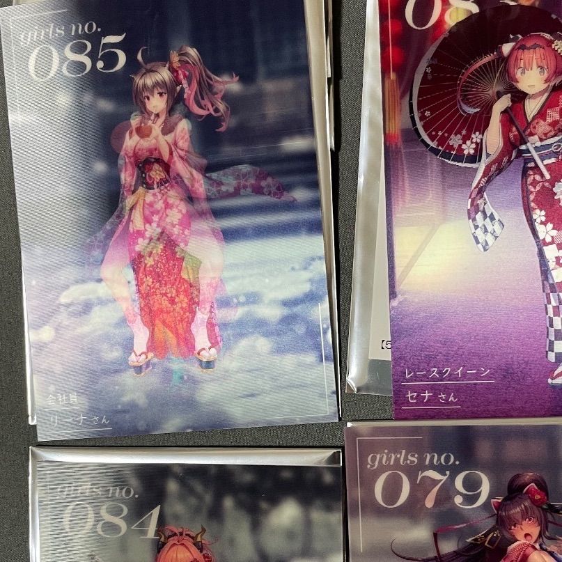 対魔忍RPGX 3Dカード ～正月スナップ～　4枚セット
