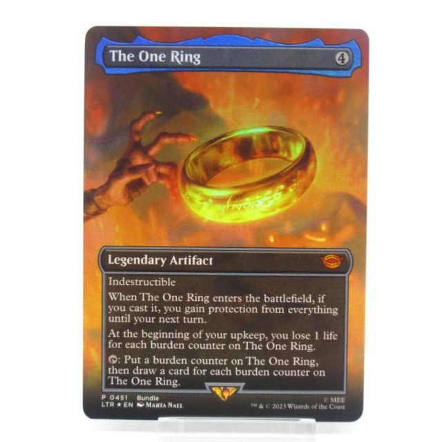 MTG The One Ring / 一つの指輪 Foil (451) ボーダーレス #UX2583