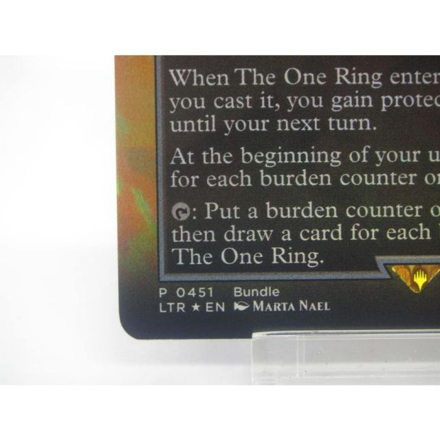 MTG The One Ring / 一つの指輪 Foil (451) ボーダーレス #UX2583