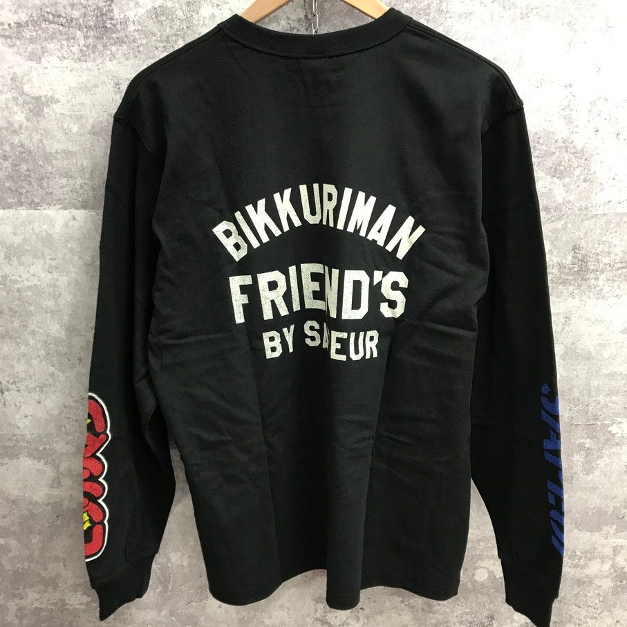 SAPEur × ビックリマン サタンマリア ロンT サプール 長袖Tシャツ