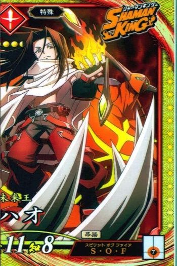 ux376 SR スーパーレア コラボ 英傑大戦 シャーマンキング コラボ ハオ