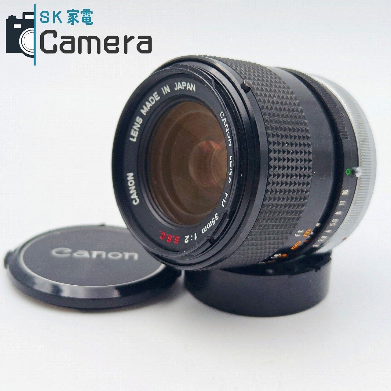 中古】 Canon FD 35mm F2 S.S.C. 〇マーク 凹レンズ 2026年1月清掃済