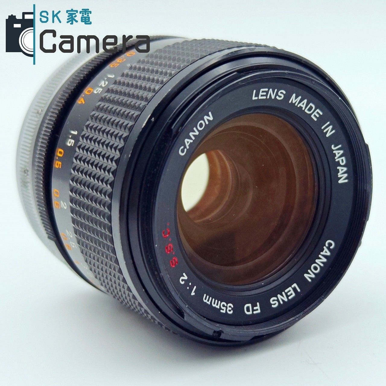 中古】 Canon FD 35mm F2 S.S.C. 〇マーク 凹レンズ 2026年1月清掃済