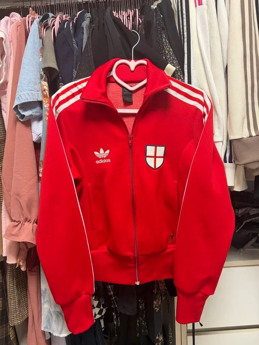 レア adidas アディダス イングランド レッド トラックジャージ