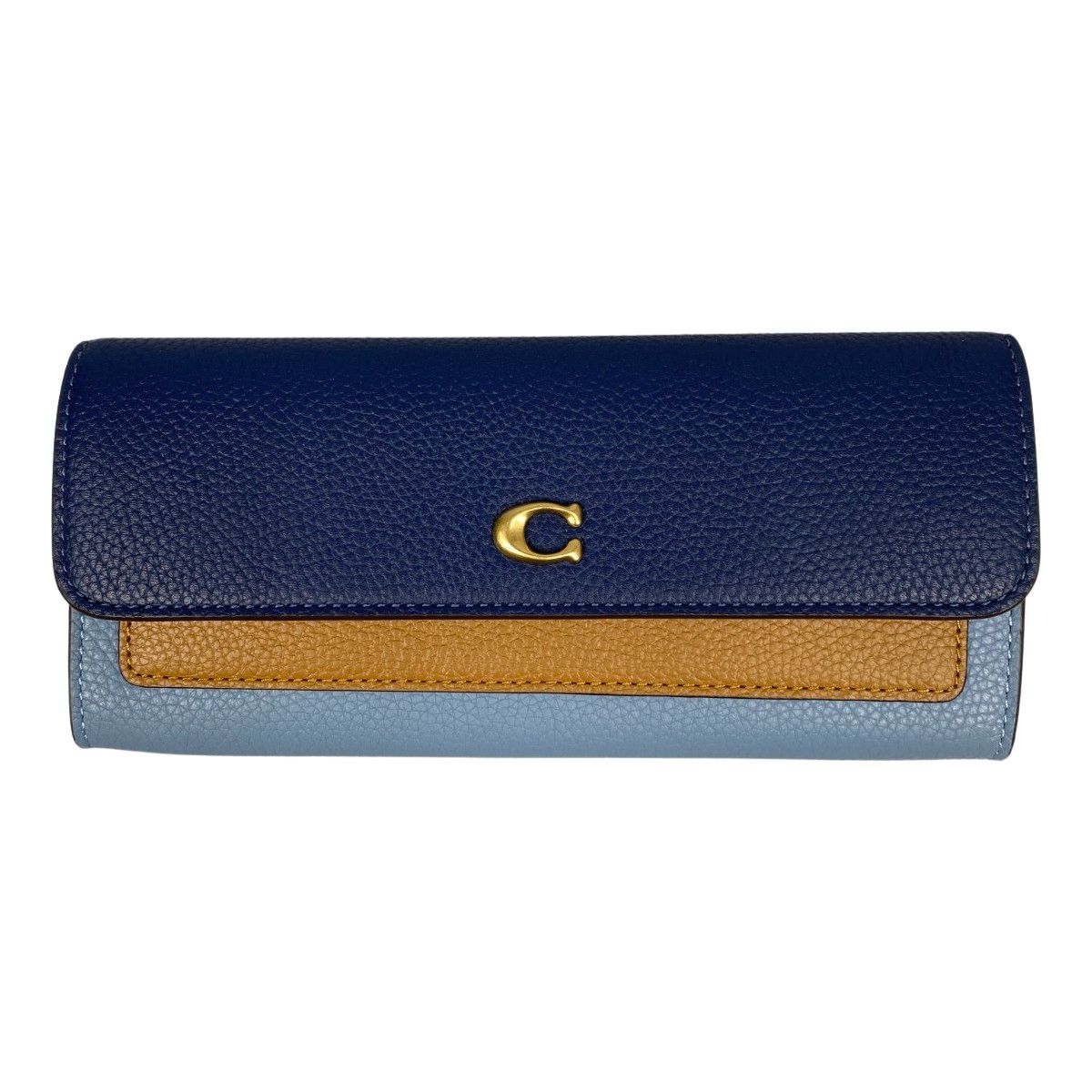 COACH コーチ ミラ ロング フラップ ウォレット・カラーブロック 長 