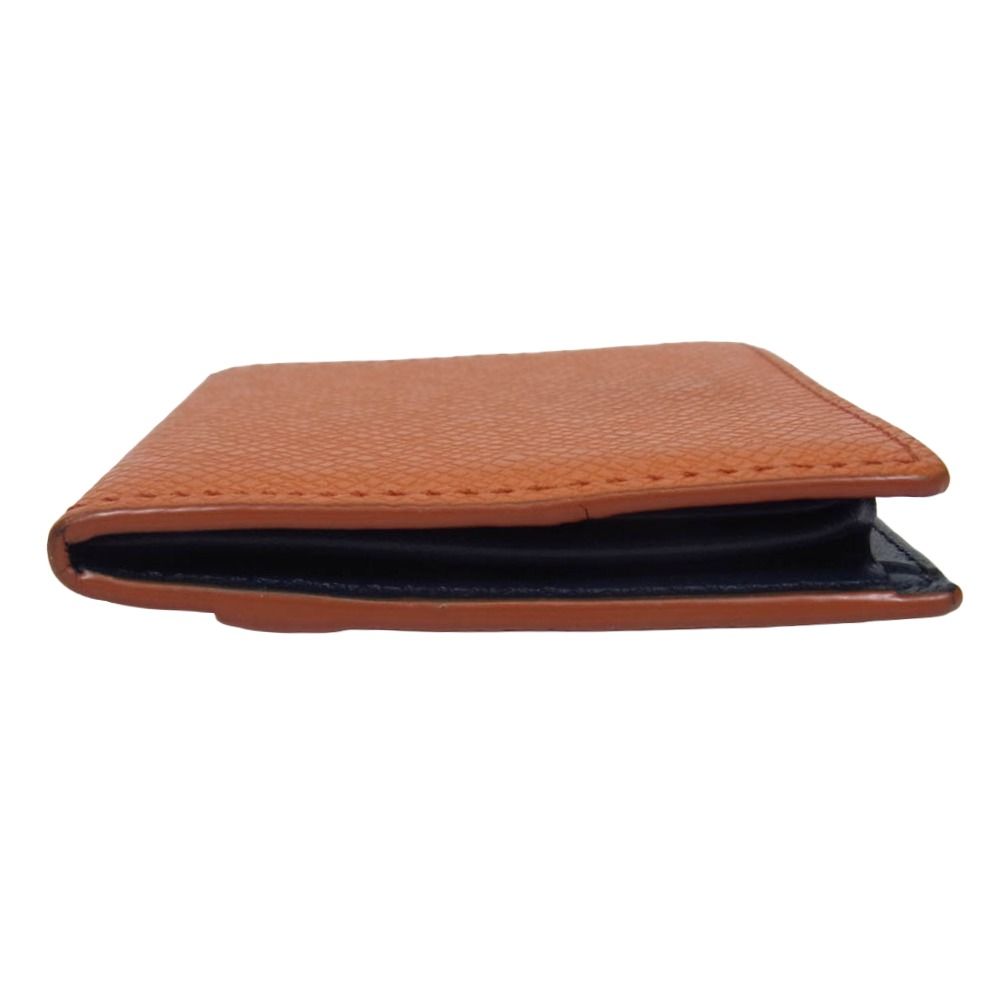 PELLE MORBIDA ペッレモルビダ レザー コインケース オレンジ系【中古