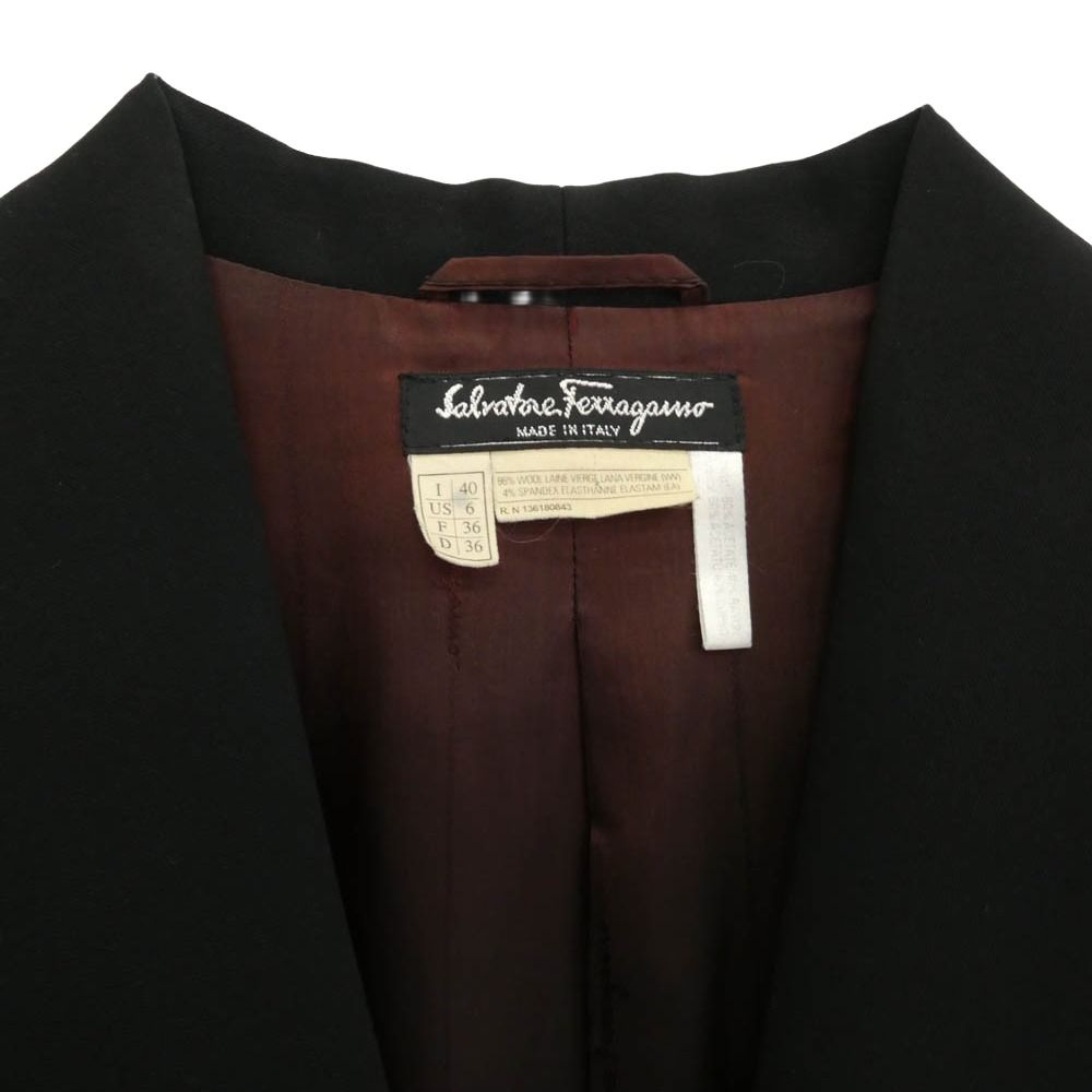 Salvatore Ferragamo サルヴァトーレフェラガモ ウール テーラード