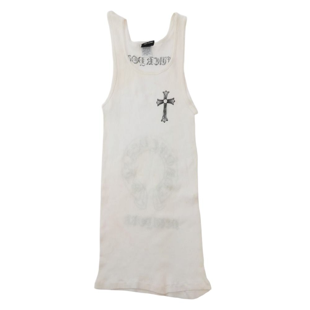 新品未使用 クロムハーツ ホースシュー タンクトップ FUCK YOU 黒 M