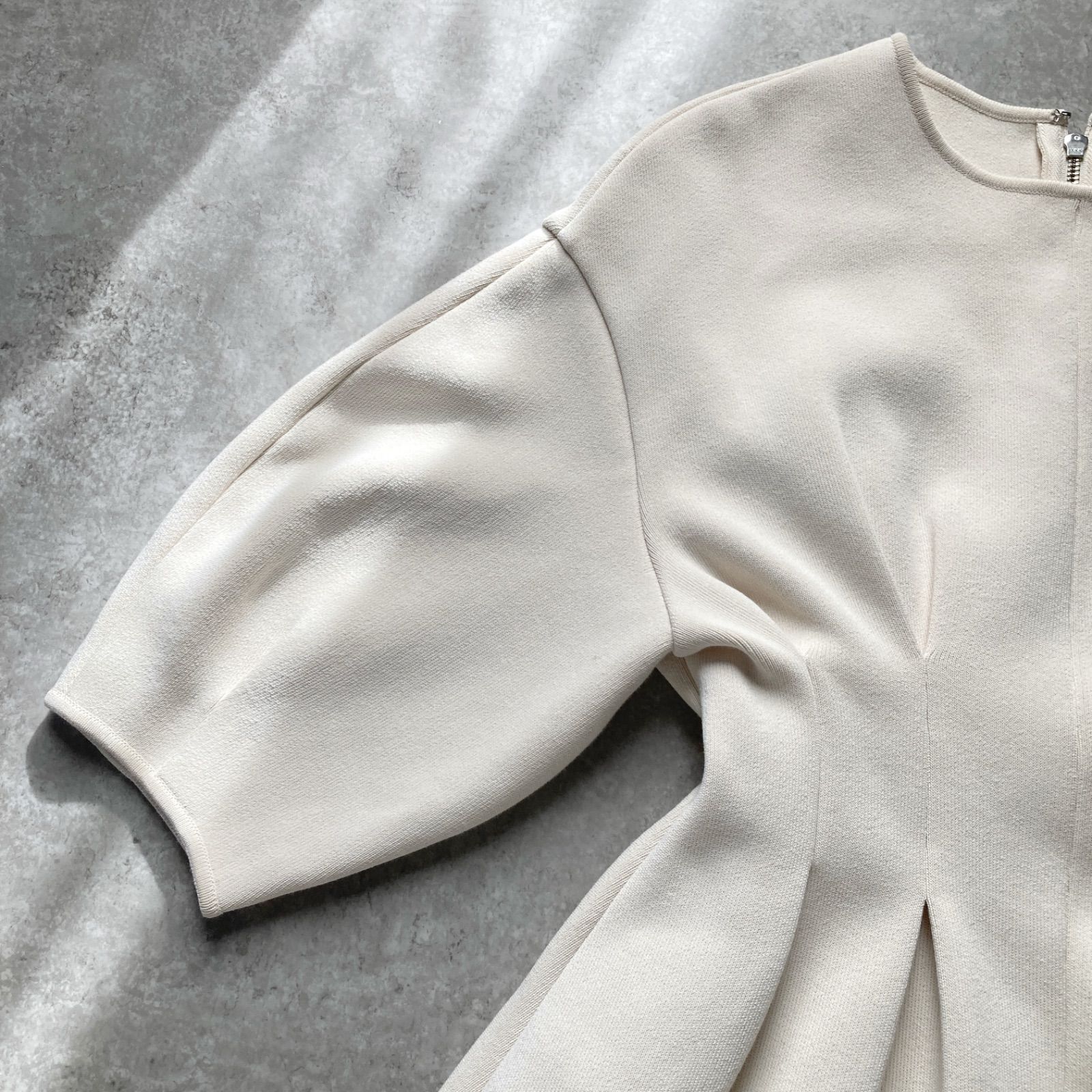 美品 IRENE アイレネ ウエストプリーツ ショートスリーブ ワンピース 