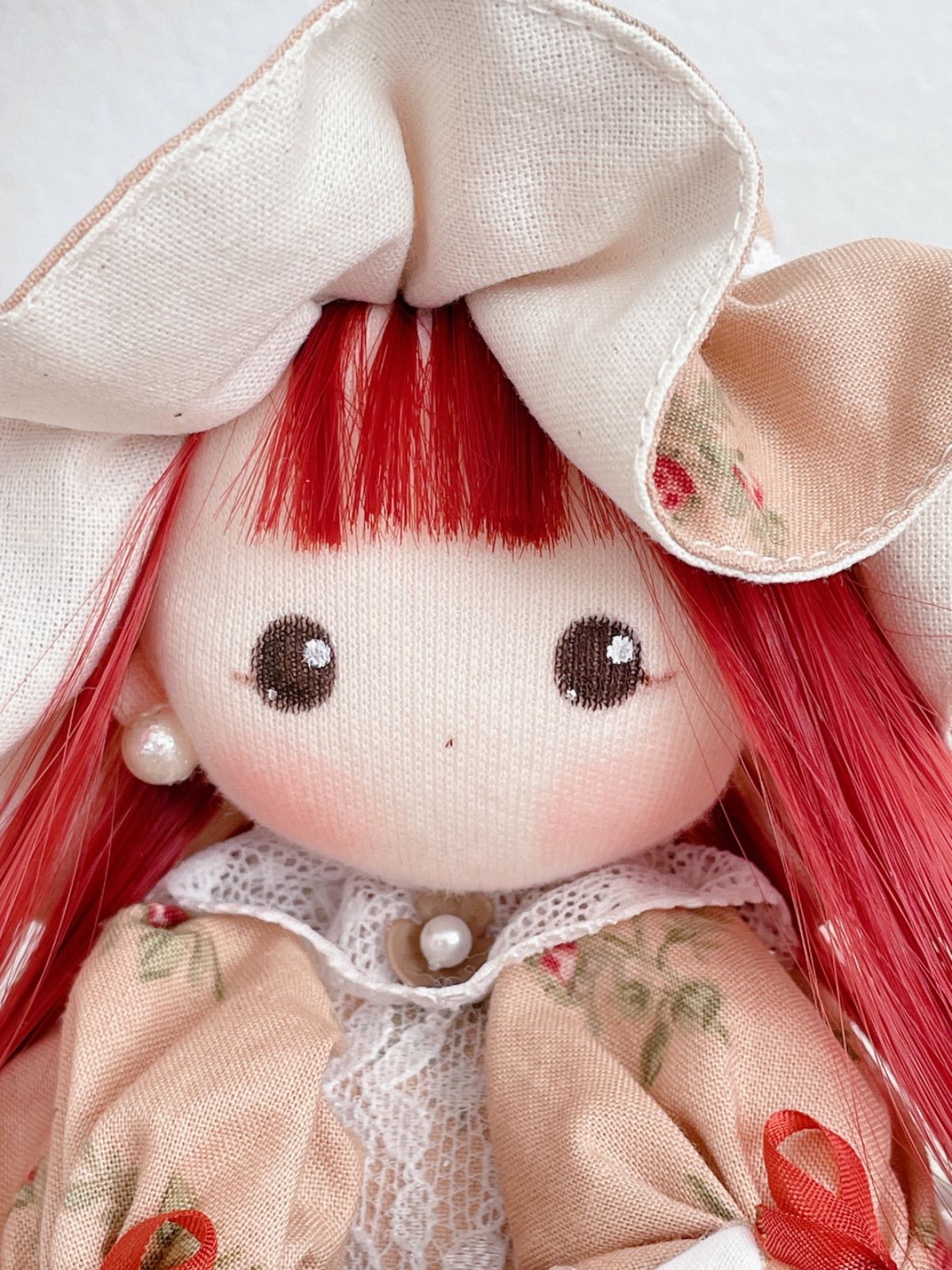 ハンドメイドドール ナチュラルインテリア ドール 布人形 手作り人形