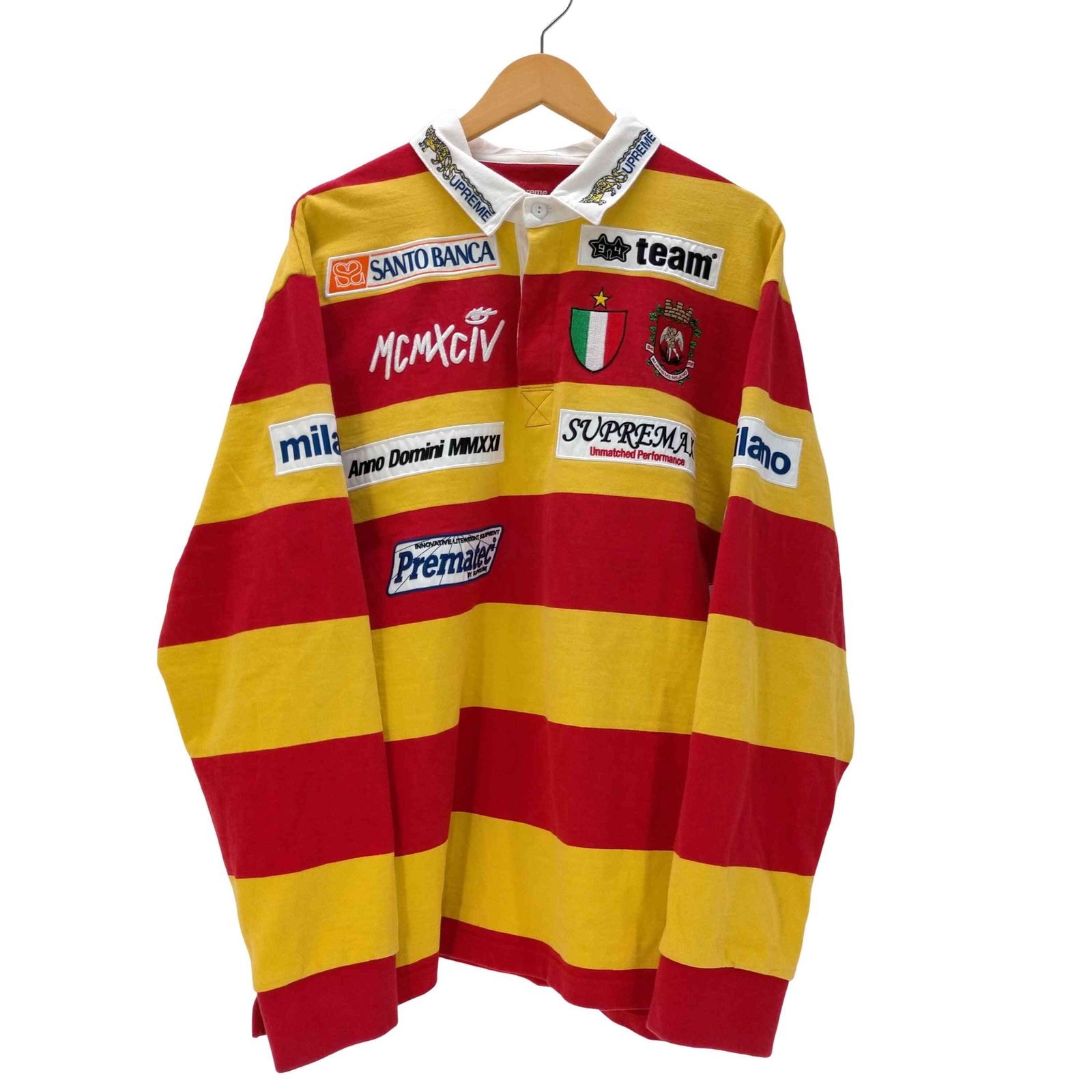 シュプリーム Supreme 22SS Stripe Rugby ストライプ ラグビー L/S