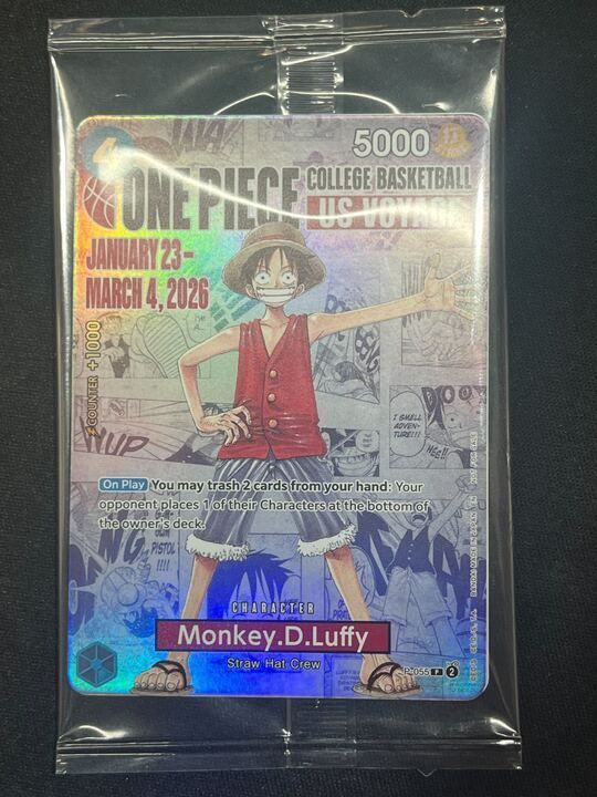 未開封】モンキー・D・ルフィ(P){青}〈P-055〉[ワンピース カレッジ