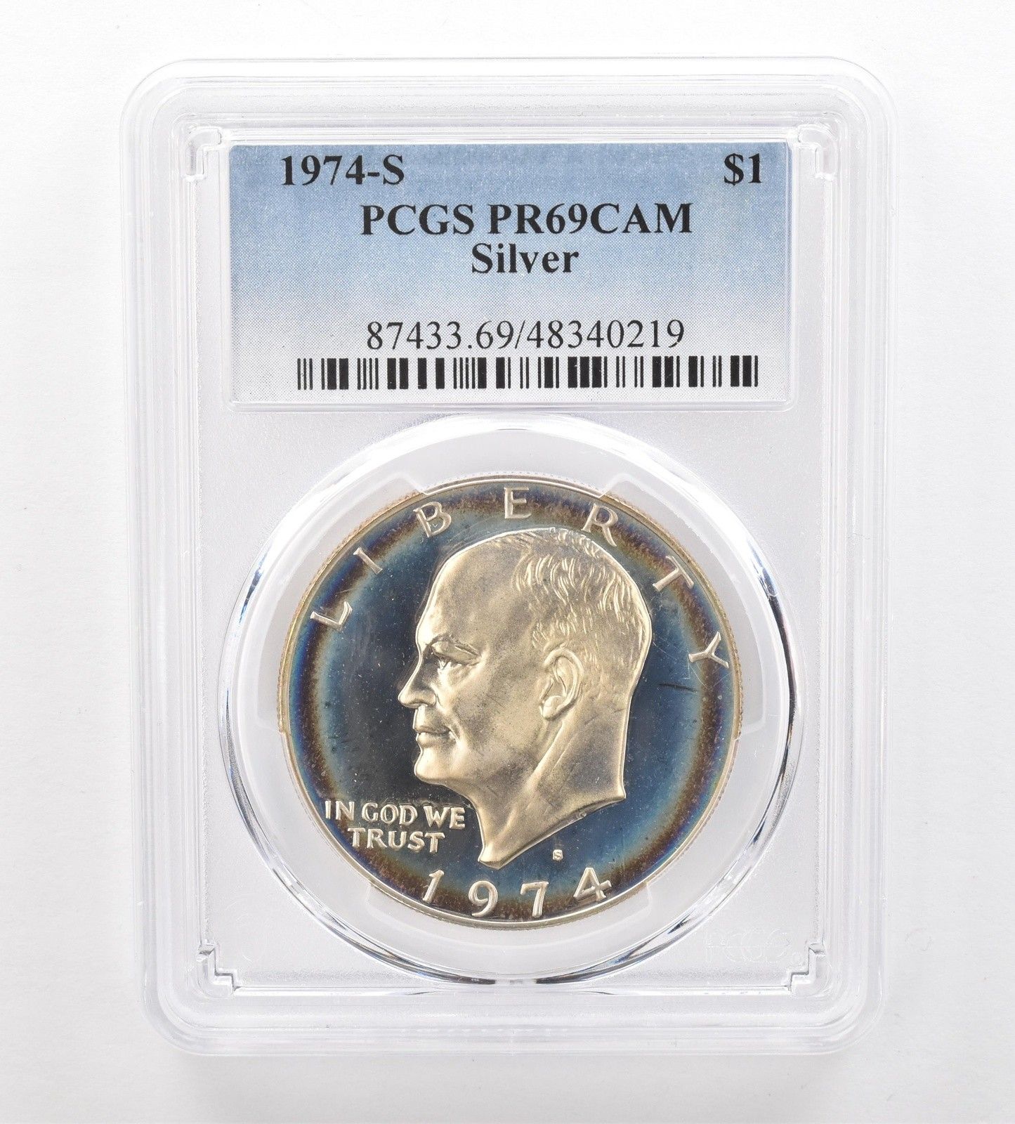 1974-S アイゼンハワー 1ドル シルバー PR69 CAM PCGS 美しい T *7461