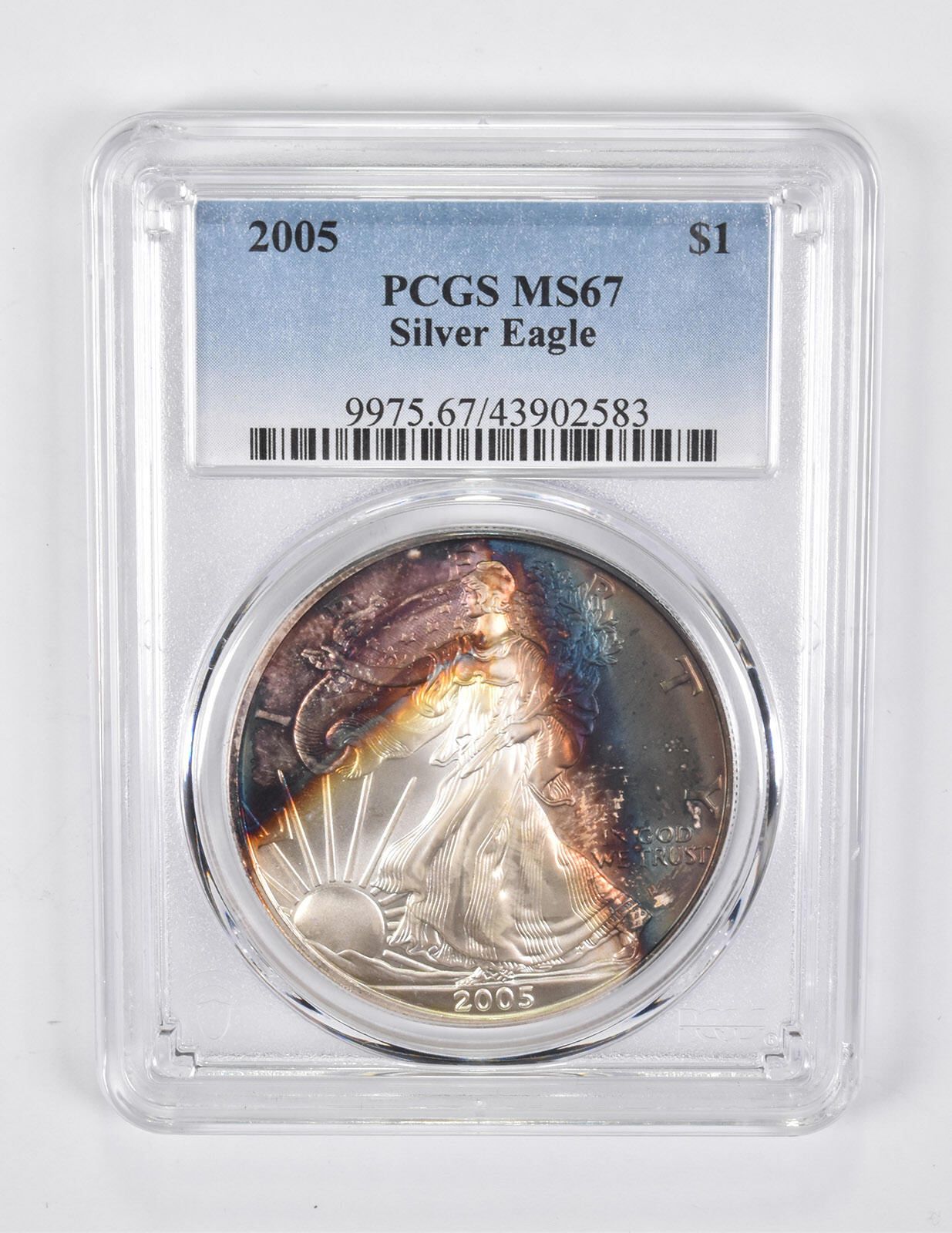 MS67 2005年 アメリカンシルバーイーグルトーニング PCGS *1788 - メルカリ