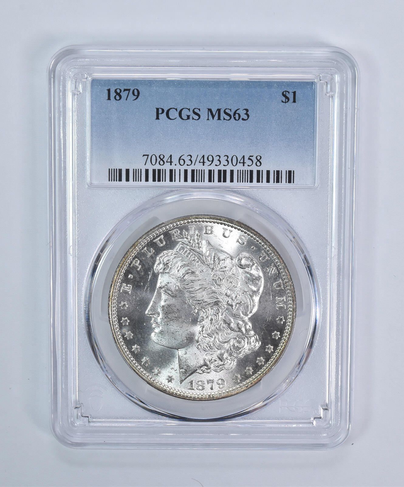 1879年 モルガン銀貨 MS63 PCGS ブルーラベル - メルカリ