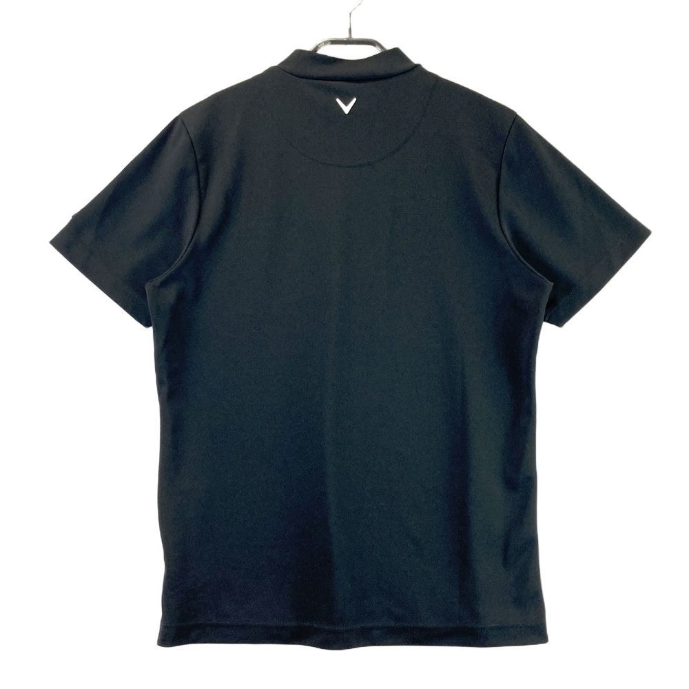 サイズ：L CALLAWAY キャロウェイ 半袖ハイネックTシャツ ブラック系