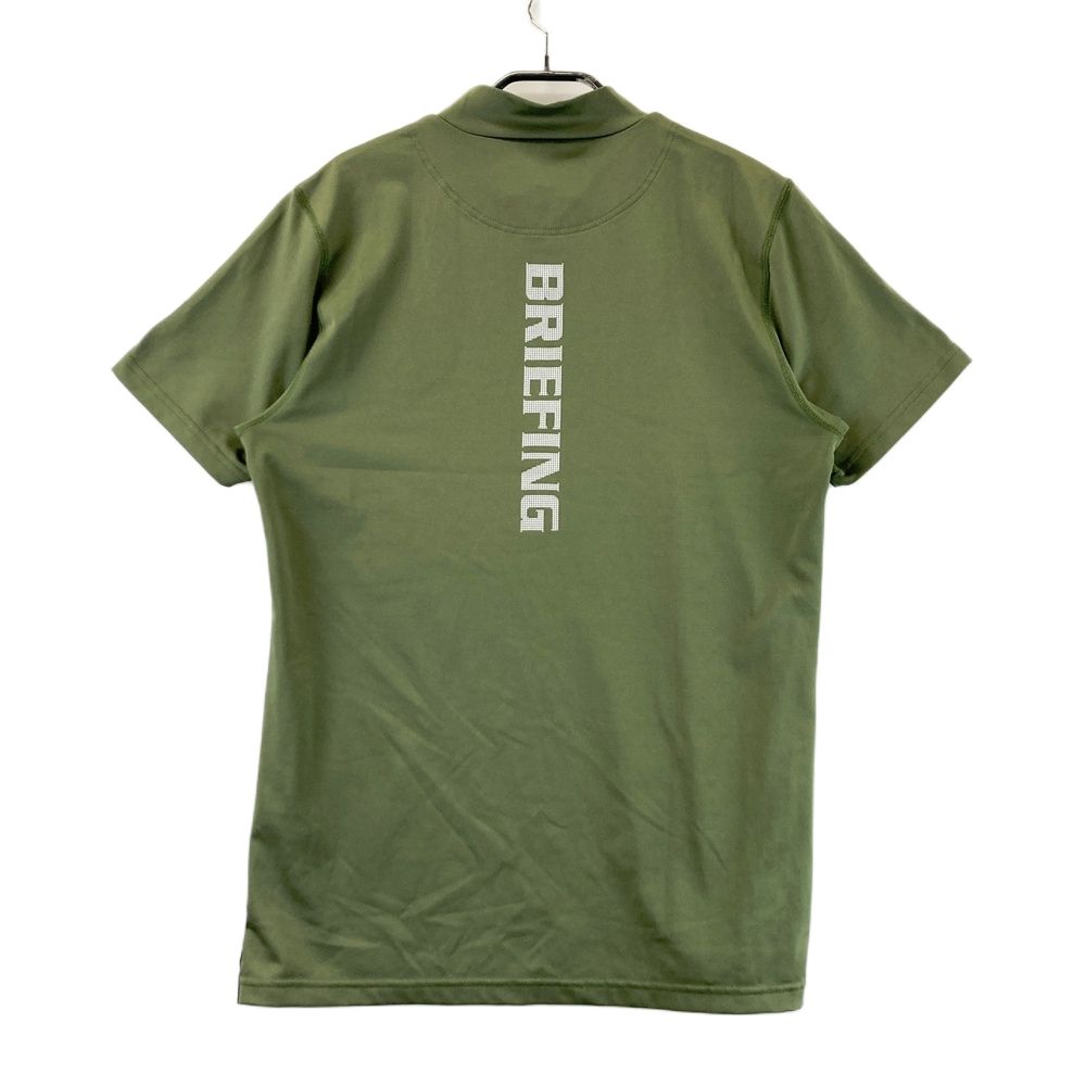 サイズ：M BRIEFING GOLF ブリーフィング ハイネック半袖Tシャツ