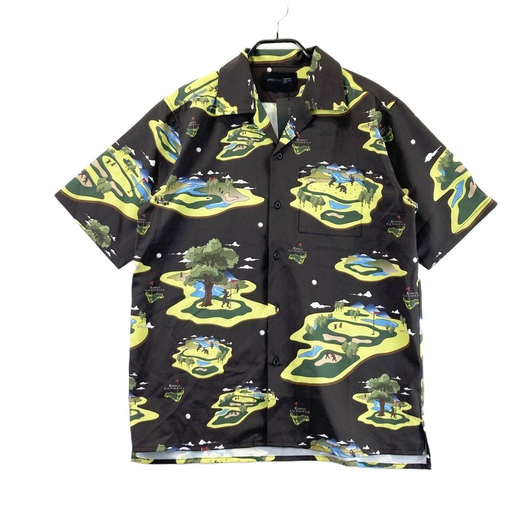 サイズ：M FR2 GOLF エフアールツーゴルフ 半袖 アロハシャツ 総柄