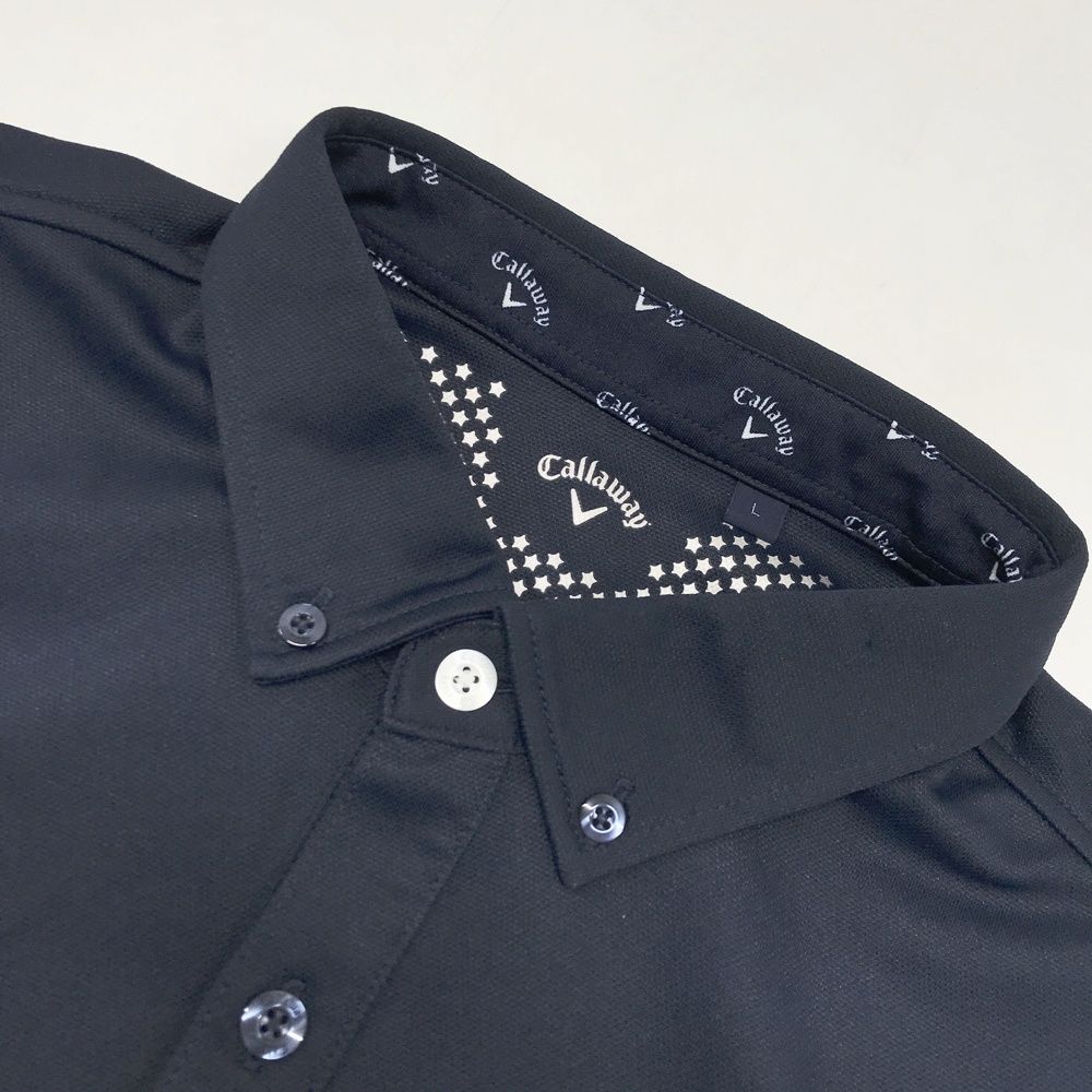 サイズ：L CALLAWAY キャロウェイ 2023年モデル ボタンダウン 半袖