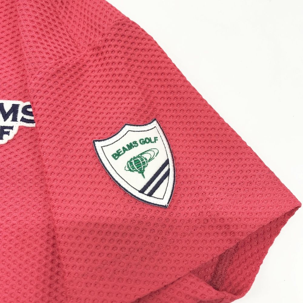 サイズ：M BEAMS GOLF ビームスゴルフ 2023年モデル モックネック 半袖