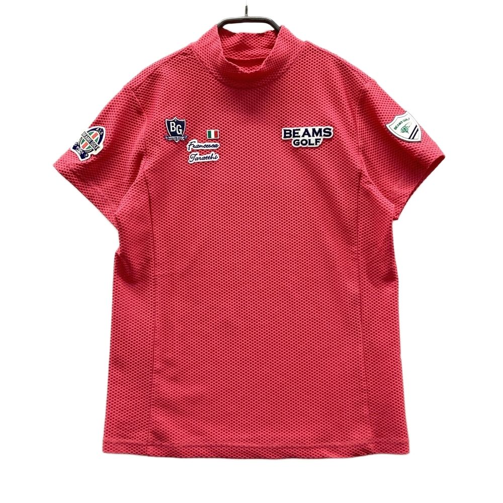 サイズ：M BEAMS GOLF ビームスゴルフ 2023年モデル モックネック 半袖