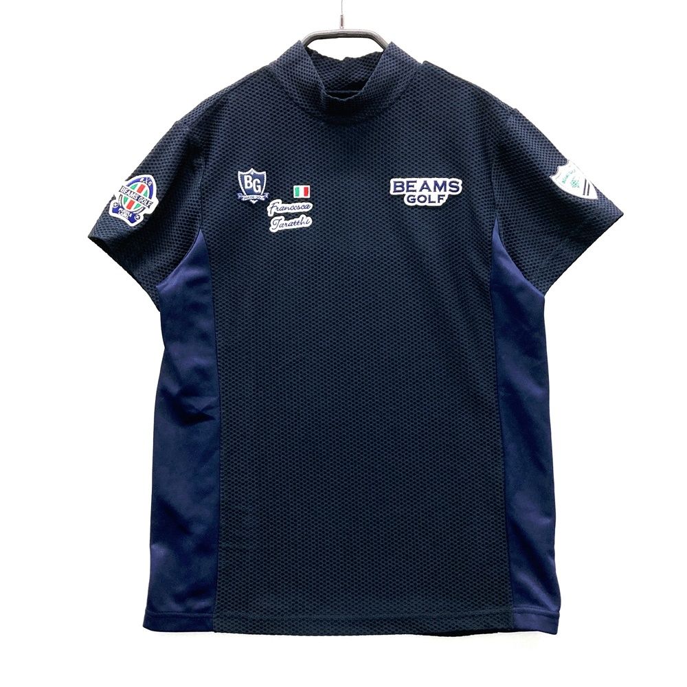 サイズ：M BEAMS GOLF ビームスゴルフ 2023年モデル モックネック 半袖