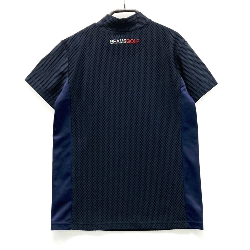 サイズ：M BEAMS GOLF ビームスゴルフ 2023年モデル モックネック 半袖