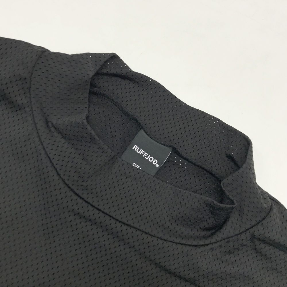 サイズ：L RUFFLOG ラフロッグ 2023年 モックネック 半袖Tシャツ