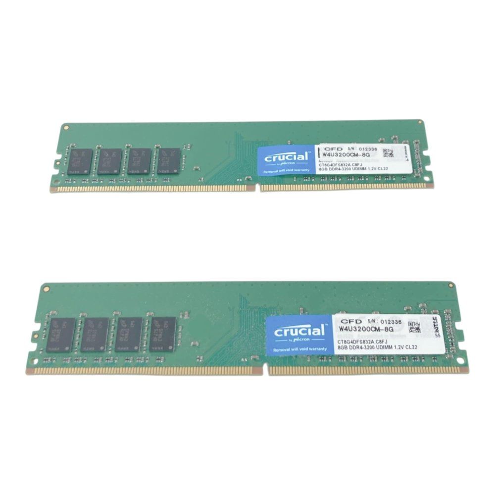 PCパーツ Crucial デスクトップ用増設メモリ 16GB(8GBx2枚) DDR4 