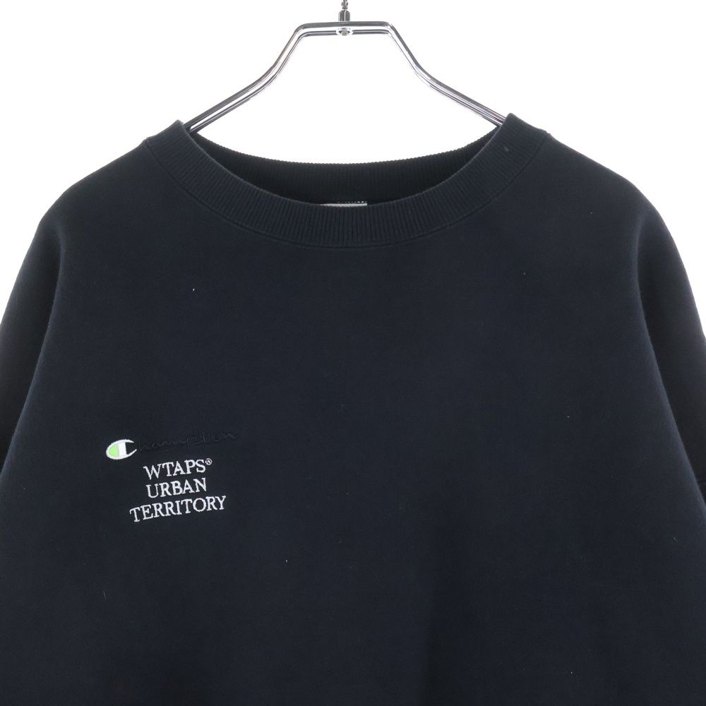 WTAPS (ダブルタップス) ×CHAMPION チャンピオン フロント刺繍 クルー