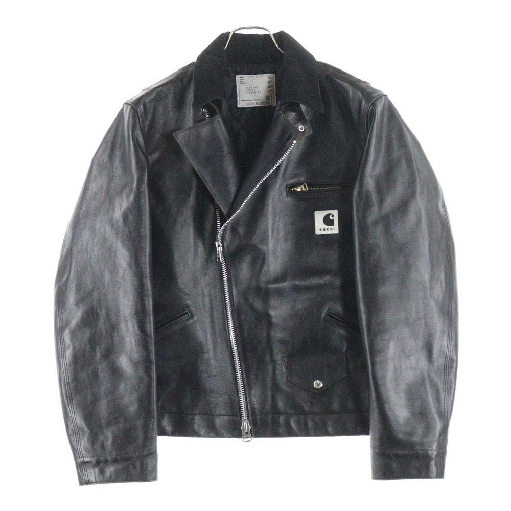Sacai (サカイ) 25AW ×Carhartt WIP Leather Jacket カーハート
