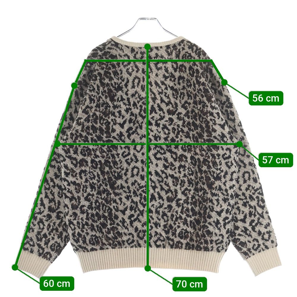 WACKO MARIA (ワコマリア) LEOPARD MOHAIR CARDIGAN レオパード柄
