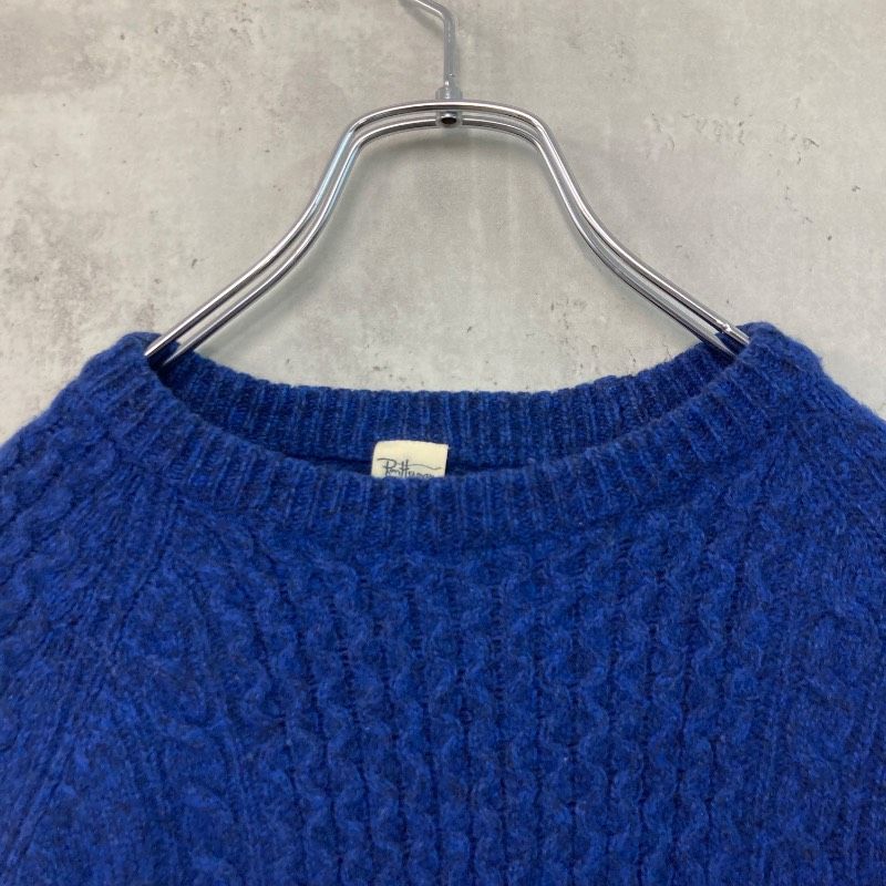 Ron Herman ロンハーマン ケーブルニット セーター XS 青 ブルー