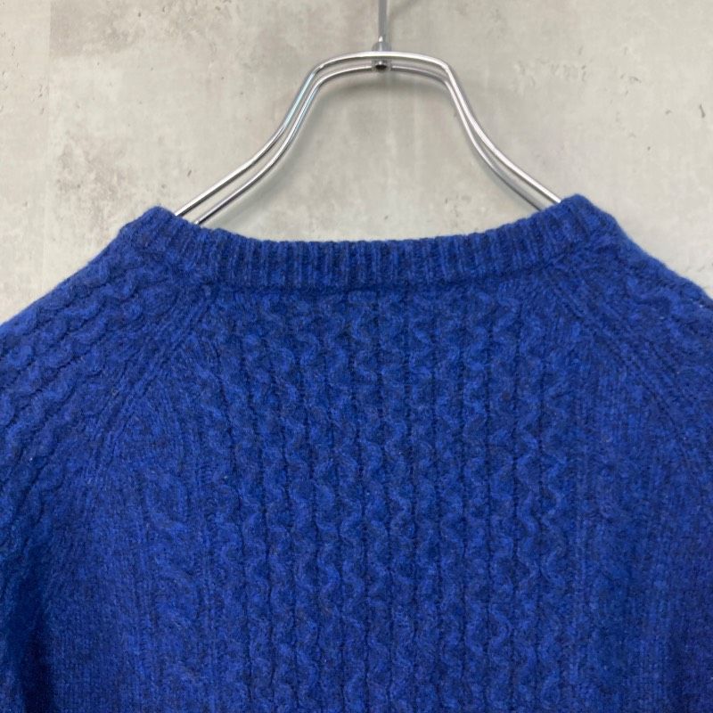 Ron Herman ロンハーマン ケーブルニット セーター XS 青 ブルー
