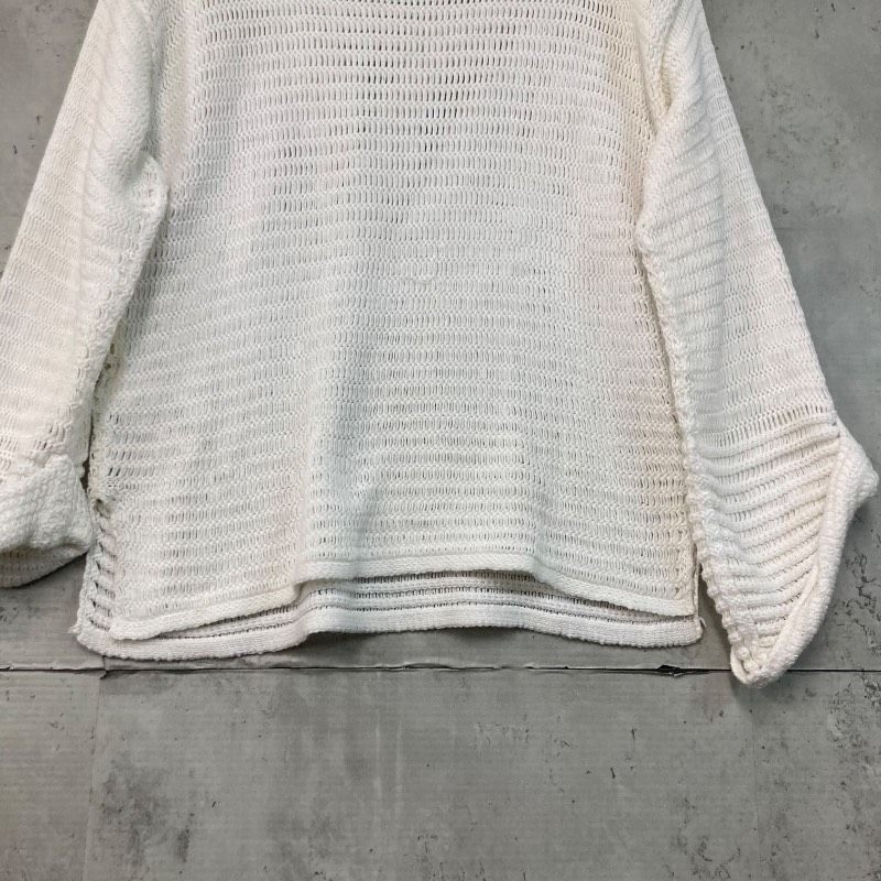 美品　ポロ　ラルフローレン　ニット　トップス　鍵編みニット　白　人気　完売 POLO RALPH LAUREN - 美品 ポロ ラルフローレン ニット トップス 鍵