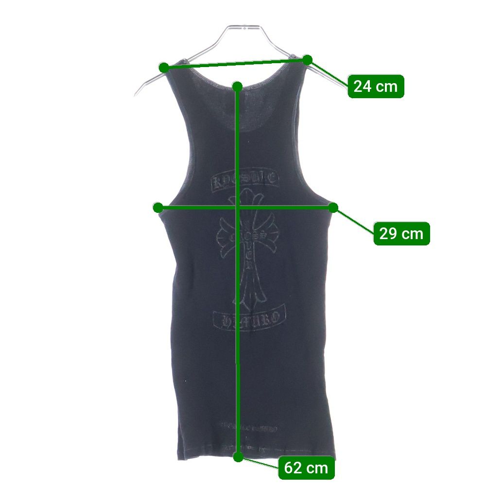 CHROME HEARTS (クロムハーツ) 氷室京介ロゴプリント バッククロス