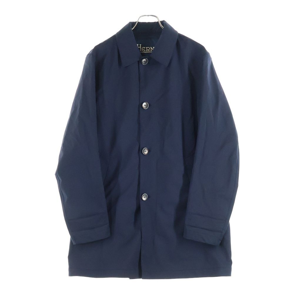 HERNO (ヘルノ) 26SS Button-front Raincoat ボタンフロントレインコート 4Bシングルコート IM000386U ネイビー